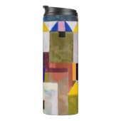 Paul Klee's 'Kleurrijke Architectuur (1917)' Thermosbeker (Geroteerd rechts)