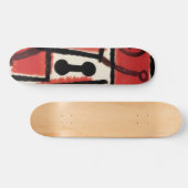 Paul Klee's Locksmith - Abstracte kunst Persoonlijk Skateboard (Horizontaal)