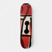 Paul Klee's Locksmith - Abstracte kunst Persoonlijk Skateboard (Voorkant)