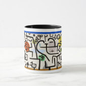 Paul Klee's Rich Port Abstracte Art Coffee Mok (Midden)