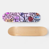 Paul Klee's rijke haven - Koel  Abstracte kunst Persoonlijk Skateboard (Horizontaal)