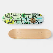 Paul Klee's rijke haven - Koel  Abstracte kunst Persoonlijk Skateboard (Horizontaal)