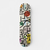 Paul Klee's rijke haven - Koel  Abstracte kunst Persoonlijk Skateboard (Voorkant)