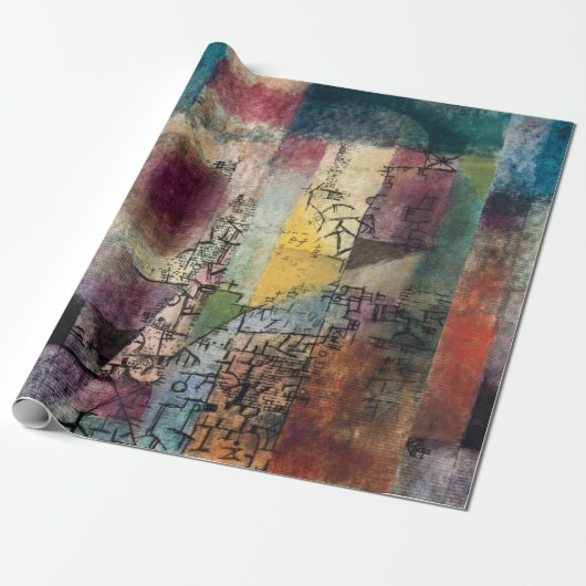 Paul Klee's Untitled Cadeaupapier (Uitgerold)