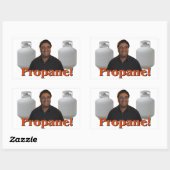 Paul Lall - Propaan Sticker! Rechthoekige Sticker (Vel)