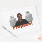 Paul Lall - Propaan Sticker! Rechthoekige Sticker (Envelop)
