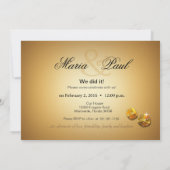 Paul Las Vegas Deluxe bruiloft | rood zwart goud Kaart (Achterkant)