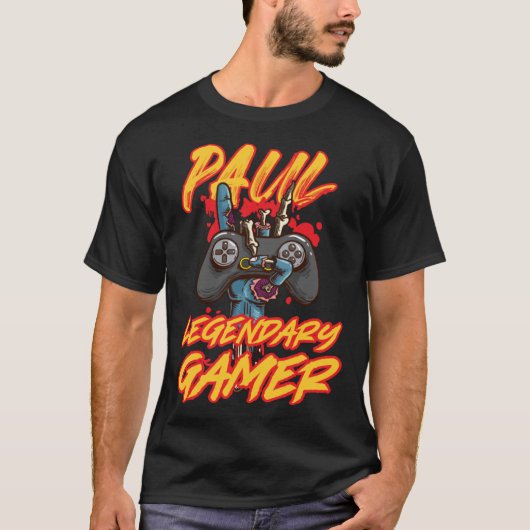 Paul Legendary Gamer T-shirt (Voorkant)