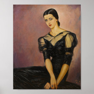 Paul Mak - Een blauwachtige schoonheid Poster