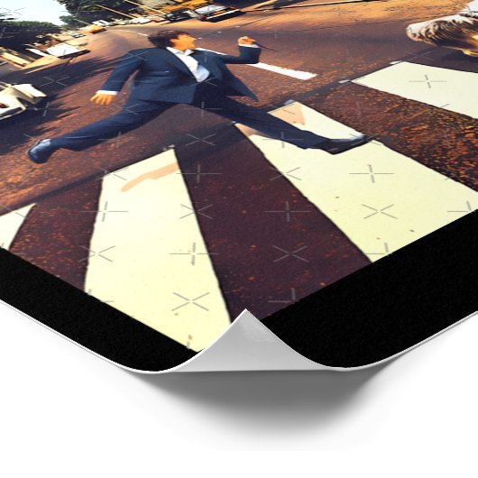 Paul McCartney Sticker 1 Poster (Hoek)