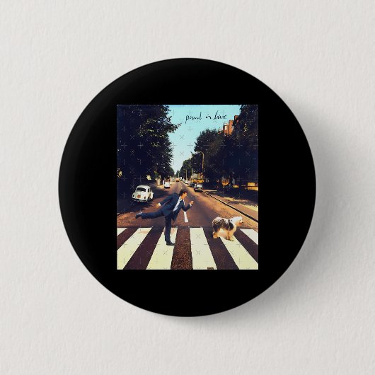 Paul McCartney Sticker 1 Ronde Button 5,7 Cm (Voorkant)