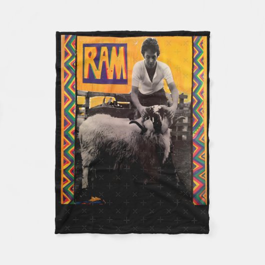Paul McCartney Sticker 4 Fleece Deken (Voorkant)