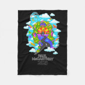 Paul Mccartney Sticker Fleece Deken (Voorkant)