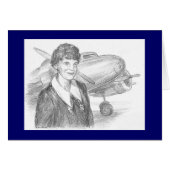 Paul McGehee "Amelia Earhart" Kaart (Voorkant Horizontaal)