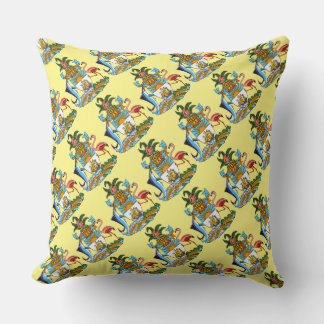 Paul McGehee "Bahamas Coat of Arms" Pillow Kussen