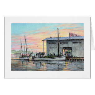 Paul McGehee "Baltimore Harbour-The Long Dock" Kaa