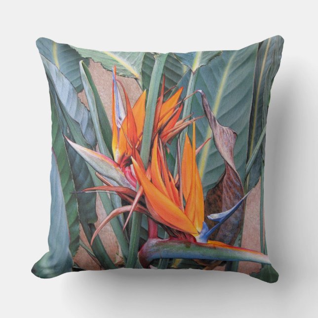 Paul McGehee "Bird of Paradise" Pillow Kussen (Voorkant)