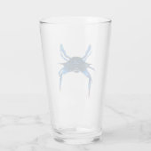Paul McGehee Blauwe Krab Bierglas Glas (Achterkant)