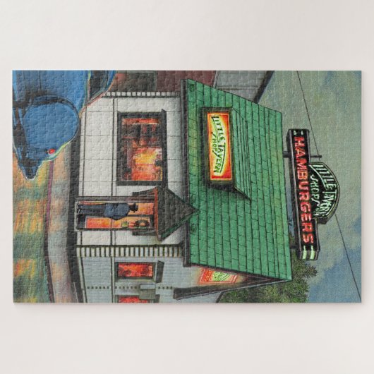 Paul McGehee "Burger Joint" Jigsaw Puzzle Legpuzzel (Horizontaal)