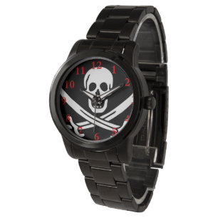 Paul McGehee "Calico Jack's Pirate Flag" kijken Horloge