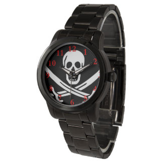 Paul McGehee "Calico Jack's Pirate Flag" kijken Horloge