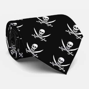 Paul McGehee "Calico Jack's Pirate Flag" Stropdas