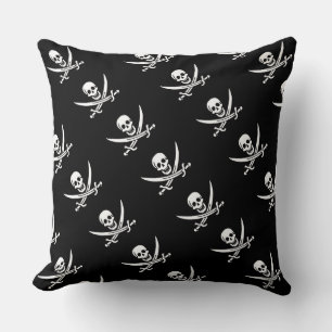 Paul McGehee "Calico Jack's vlag" Pirate Pillow Kussen