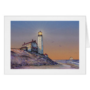Paul McGehee "Cape Henlopen Lighthouse"-kaart