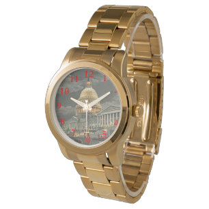Paul McGehee "Capitol by Moonlight" Wristwatch Horloge
