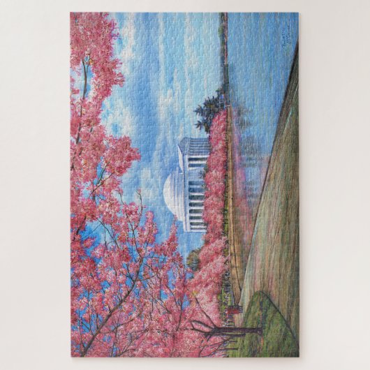 Paul McGehee "Cherry Blossom" Jigzaag Puzzle Legpuzzel (Verticaal)