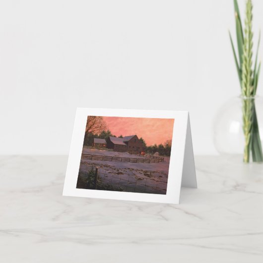 Paul McGehee "Christmas Eve" Kaart (Voorkant)