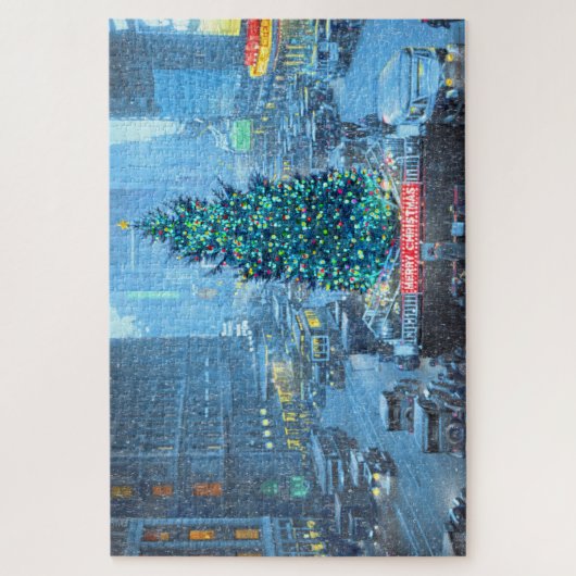 Paul McGehee "Christmas in New York" Jigsaw Puzzle Legpuzzel (Verticaal)