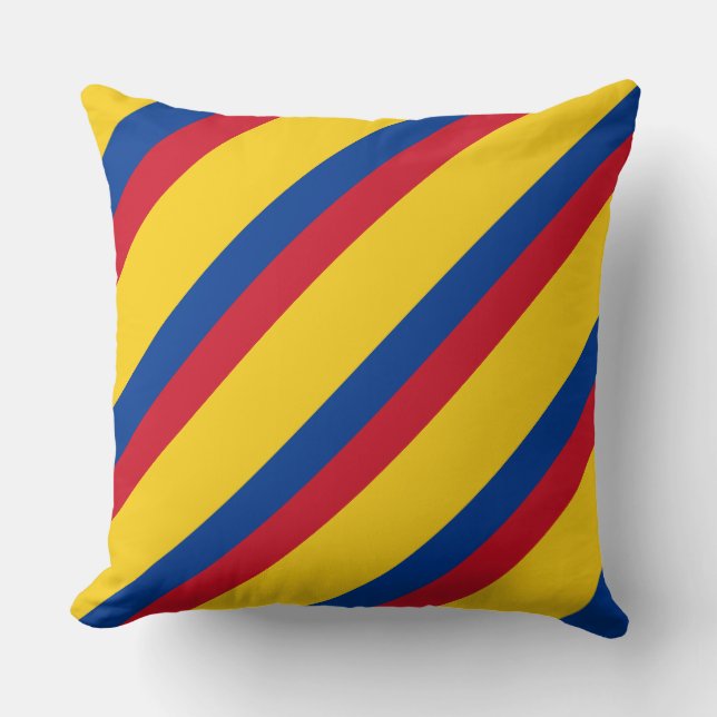 Paul McGehee "Colombia Flag" Pillow Kussen (Voorkant)