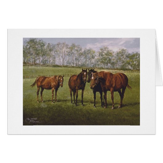 Paul McGehee "De laatste dagen van de zomer" Kaart (Voorkant Horizontaal)