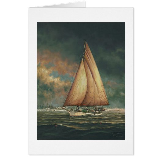 Paul McGehee "De Melon Boat"-Kaart (Voorkant)