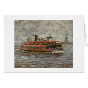Paul McGehee "De Staten Island Ferry"-kaart