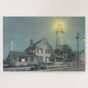 Paul McGehee "Fenwick Island Light" Jigzaag Puzzle Legpuzzel