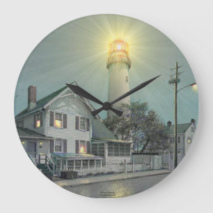 Paul McGehee "Fenwick Island Lighthouse" Clock Grote Klok
