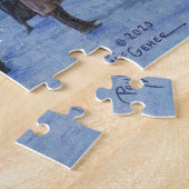 Paul McGehee "Georgetown Snowfall" Jigzaag Puzzle Legpuzzel (Zijkant)