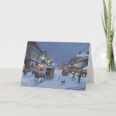 Paul McGehee "Georgetown Snowfall" Note Card Feestdagen Kaart (Voorkant)