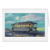 Paul McGehee "Georgetown Streetcar"-kaart (Voorkant Horizontaal)