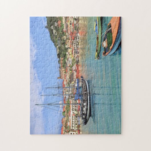 Paul McGehee "Grenada - St.George's Harbour" Puzzl Legpuzzel (Verticaal)