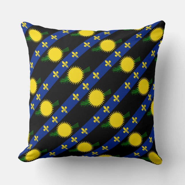 Paul McGehee "Guadeloupe Vlag" Pillow Kussen (Voorkant)