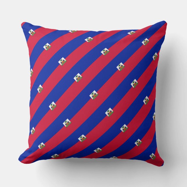 Paul McGehee "Haïtiaanse vlag" Pillow Kussen (Voorkant)