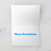 Paul McGehee "Het strand bij Waikiki" Kerst Kaart (Binnen)