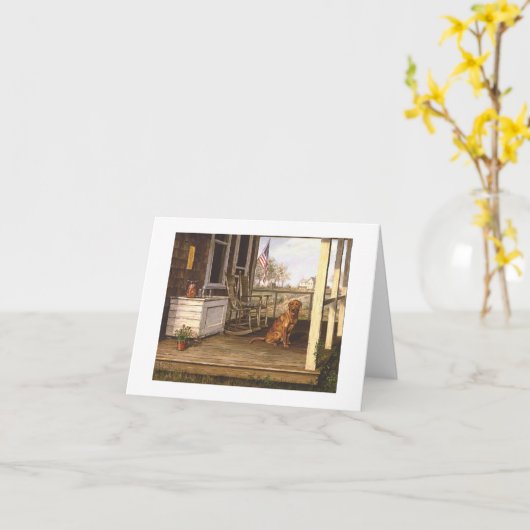 Paul McGehee "Hot as the Fourth of Juli" Kaart (Gele Bloem)