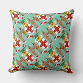 Paul McGehee "Jamaica Coat of Arms Pillow" Kussen