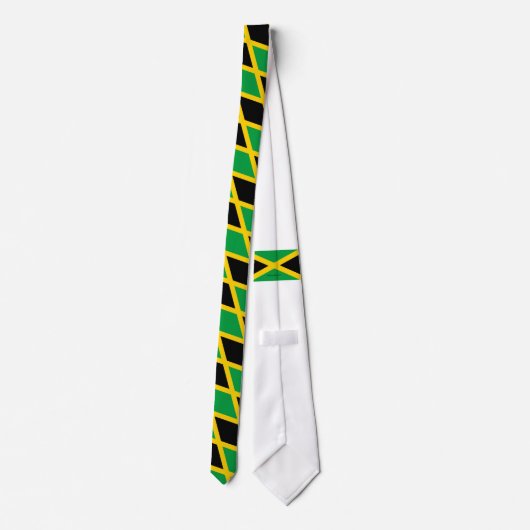 Paul McGehee "Jamaica Flag"-Stropdas Stropdas (Achterkant)
