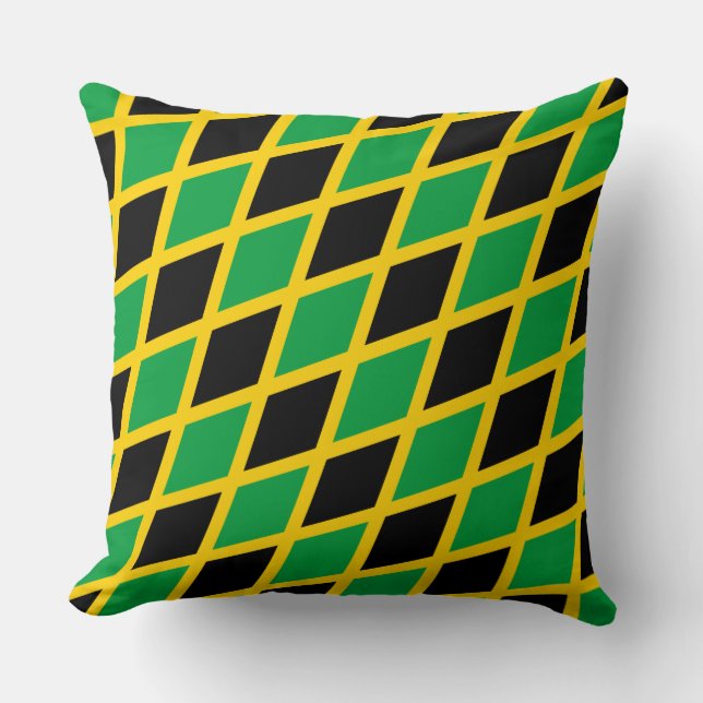Paul McGehee "Jamaican Flag" Pillow Kussen (Voorkant)