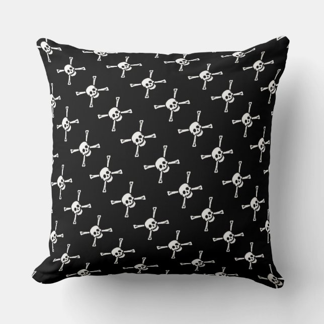 Paul McGehee "Jolly Roger" Pirate Pillow Kussen (Voorkant)